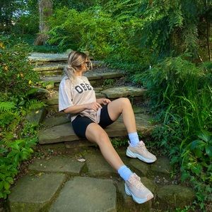 tan obey tee from pacsun!